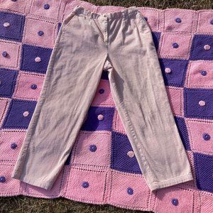 vintage 90s y2k corduroy pants trousers straight wide wale soft Appleseeds 31 32